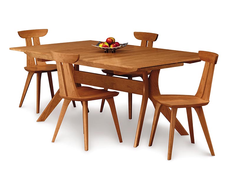 Audrey Solid Cherry Dining Table Scan Home Furniture